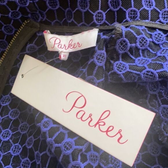 NWT Parker Ultraviolet Ruffle Lace Dress Size XS - Picture 14 of 14